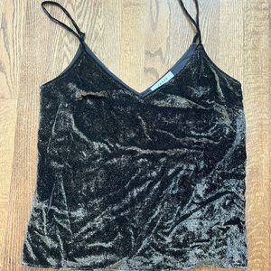 Frame Velvet Gold Tank Top